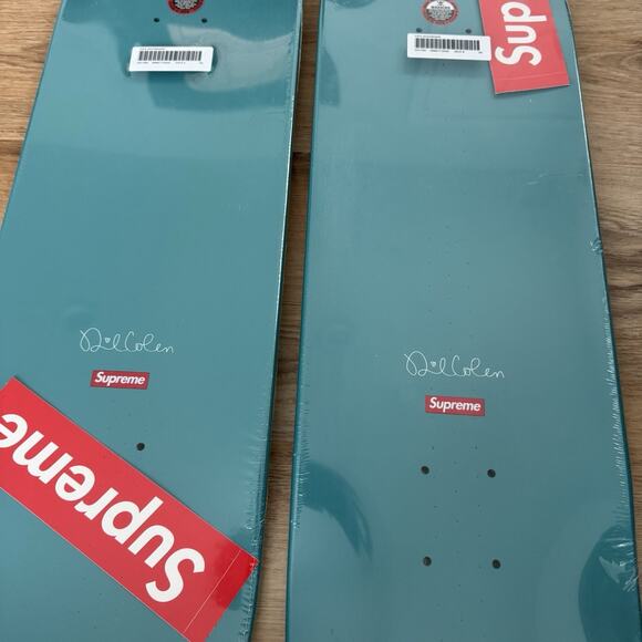 2021 Supreme Dan Colen NYC F/uck Candle Skateboard Deck Set SEALED NEW - Picture 5 of 6
